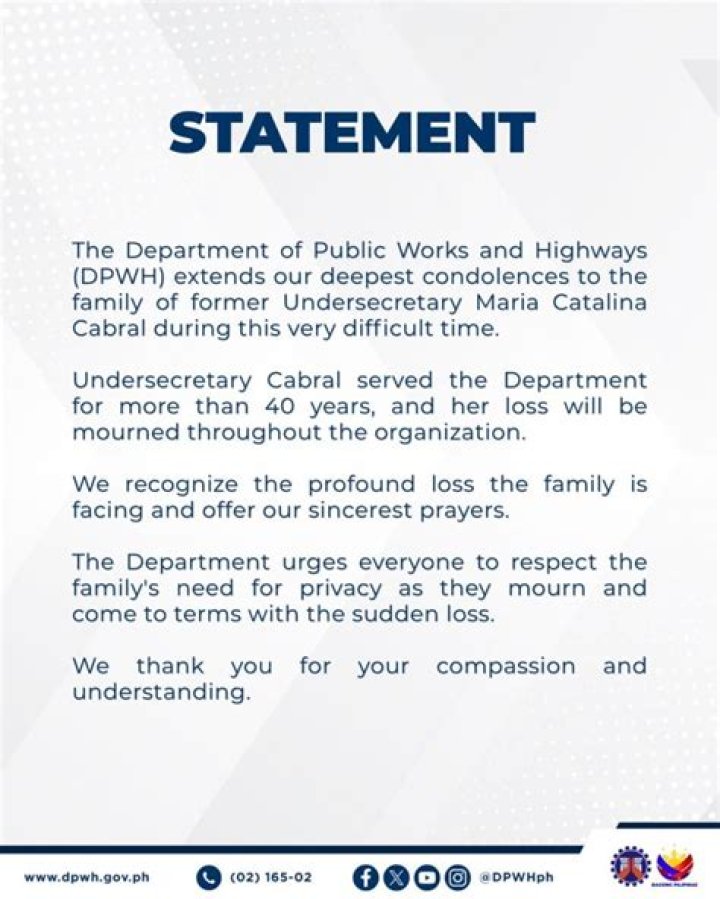 ABSCBN releases statement on death of former environment secretary