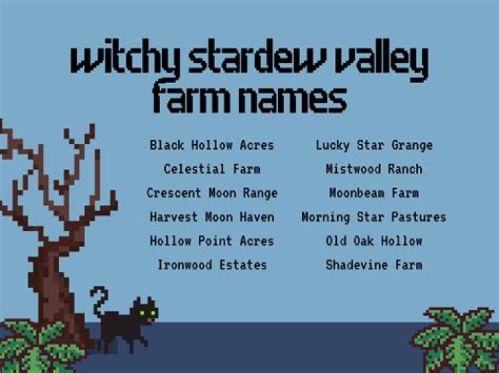 Discover Farm Names For Stardew Valley That Will Turn